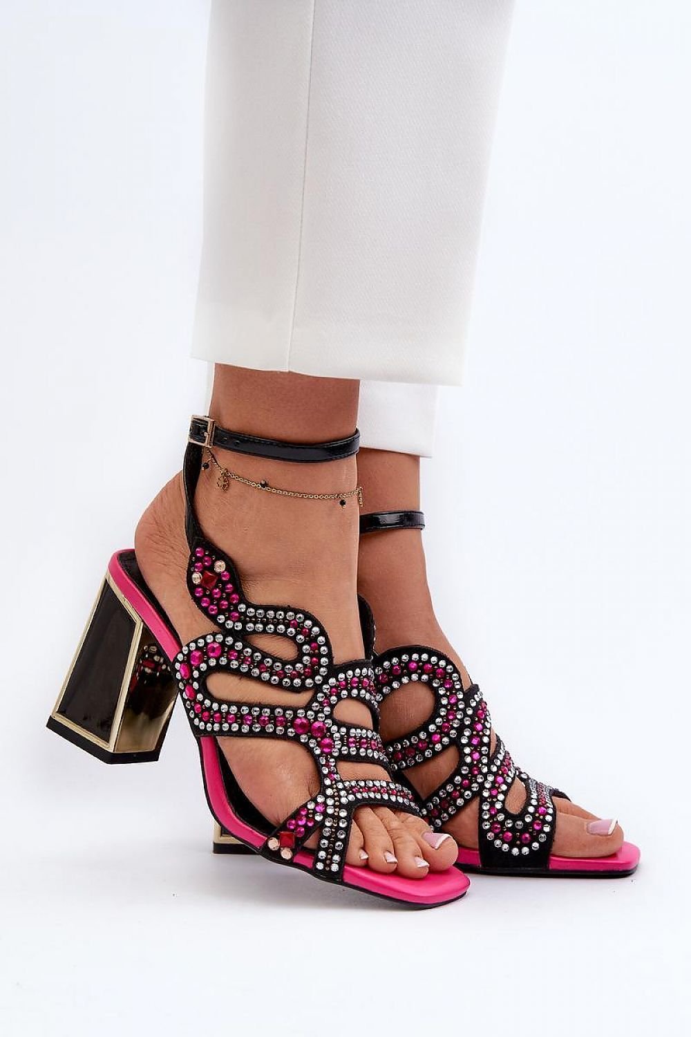 Heel sandals model 196972